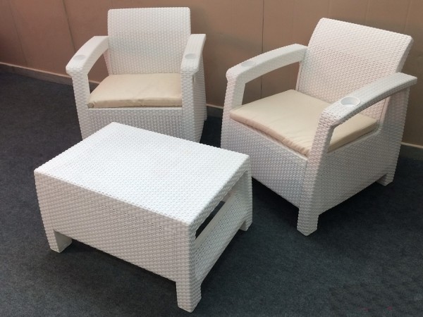 Комплект Yalta Balcony Set белый купить в Новом Уренгое