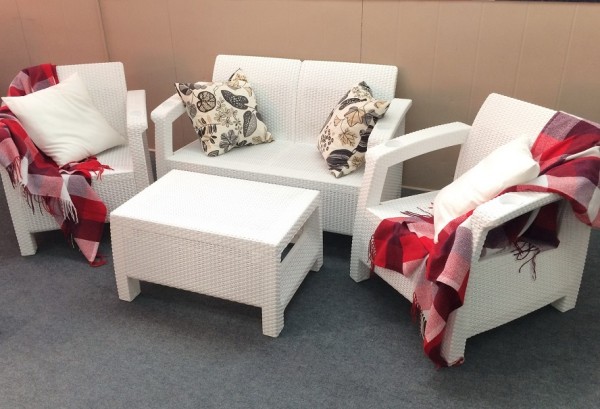 Комплект Yalta Terrace Set белый купить в Новом Уренгое