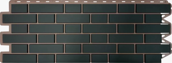 Фасадная панель Альта-Профиль, Кирпич Клинкерный, Графит купить в Новом Уренгое