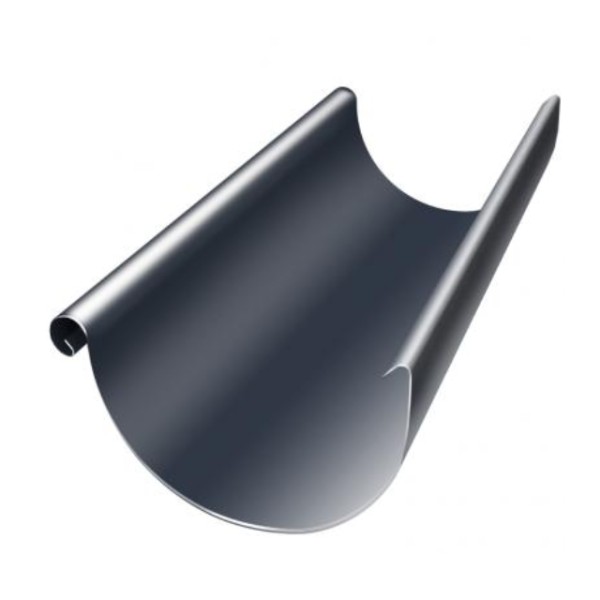 Водосток Grand Line 125x90 – Желоб 3м RAL 7024 купить в Новом Уренгое