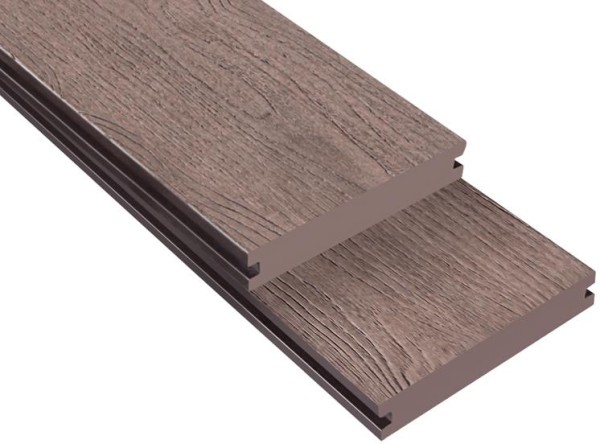 Террасная доска ДПК Outdoor 3D полнотелая NEVADA/CALIFORNIA BROWN коричневая микс купить в Новом Уренгое