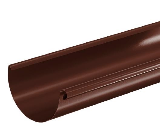 Водосток Aquasistem, система 125x90 - Водосточный желоб 3.00м RAL 8017 Коричневый купить в Новом Уренгое