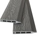 Заборная панель шип-паз EasyDecking Wood-Х 146х20 Серый купить в Новом Уренгое