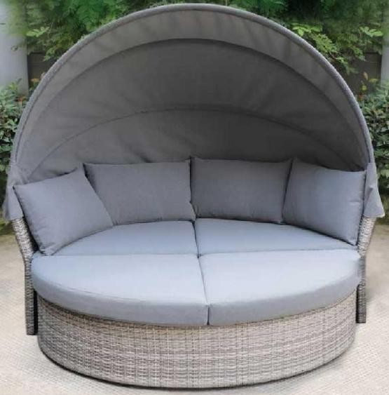 Диван-Трансформер AFINA плетеный из иск. ротанга AFM-325G Grey купить в Новом Уренгое