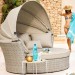 Диван-Трансформер AFINA плетеный из иск. ротанга AFM-325 Beige купить в Новом Уренгое