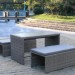 Диван-Трансформер AFINA плетеный из иск. ротанга S330G-W78 Grey купить в Новом Уренгое