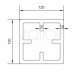 Столб SEQUOIA Evolution 3D WOOD BLACK купить в Новом Уренгое