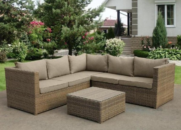 Комплект мебели AFINA плетеной из иск. ротанга YR825B Beige купить в Новом Уренгое
