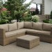Комплект мебели AFINA плетеной из иск. ротанга YR825B Beige купить в Новом Уренгое