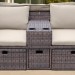 Комплект мебели AFINA плетеной из иск. ротанга AFM-330B Brown купить в Новом Уренгое