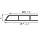 Доска Ромбус 3D ДПК Outdoor STORM GREY серая микс купить в Новом Уренгое