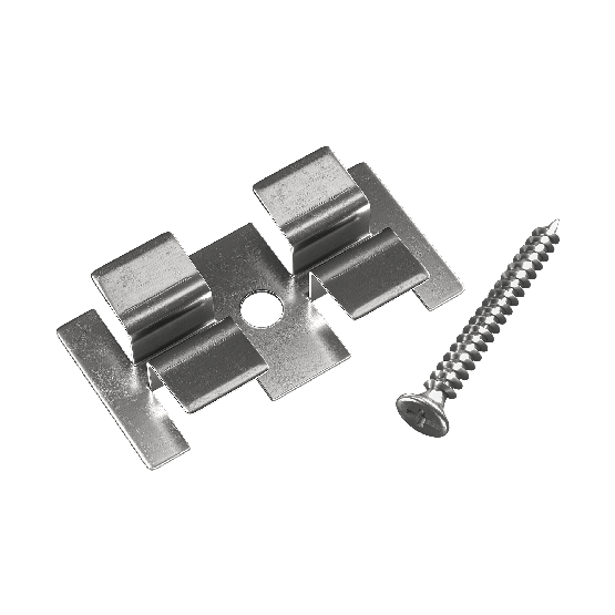 Клипса с саморезом, Grinder шовный монтаж 5 mm купить в Новом Уренгое