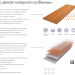 Фибросайдинг DECOVER 3600 x 190 x 8 мм Caramel купить в Новом Уренгое