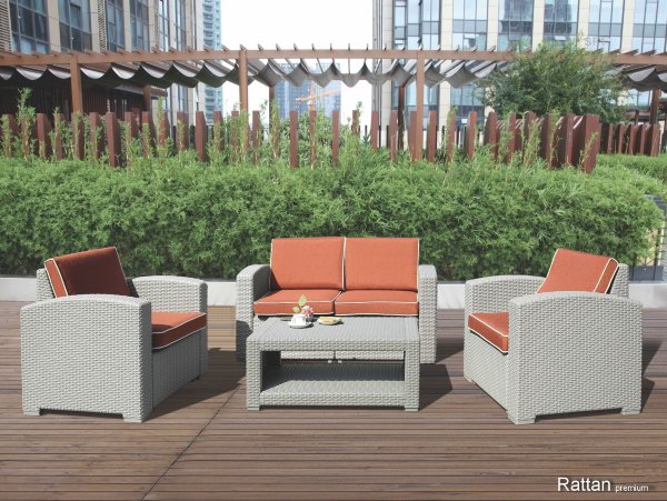 Уличные диваны и кресла коллекции Rattan Premium 4 купить в Новом Уренгое
