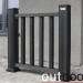 Ограждение из ДПК Outdoor Классик 3D STORM чёрный купить в Новом Уренгое