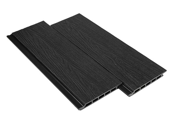 Фасадная панель из ДПК Deckart Vista 3D с текстурой дерева Графит купить в Новом Уренгое