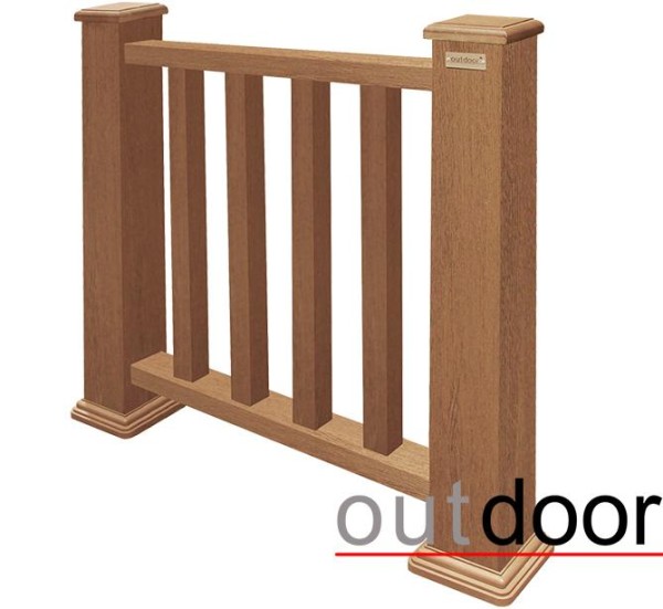 Ограждение из ДПК Outdoor Классик 3D STORM дуб купить в Новом Уренгое