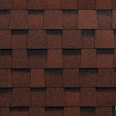 Двухслойная ламинированная черепица Shinglas, серия Фазенда – Красный купить в Новом Уренгое