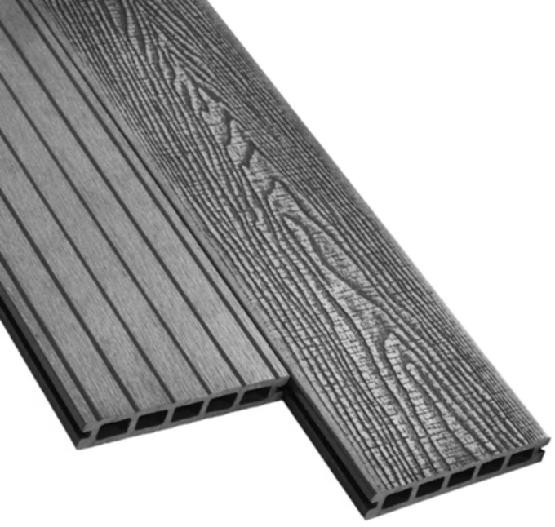 Террасная доска ДПК Deckart Аntique Графит купить в Новом Уренгое