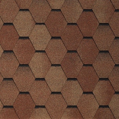 Гибкая черепица Tegola VENETO terracotta 206 купить в Новом Уренгое