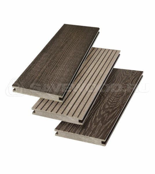 Террасная доска SW Fraxinus (R) полнотелая «SaveWood» Темно-коричневый купить в Новом Уренгое