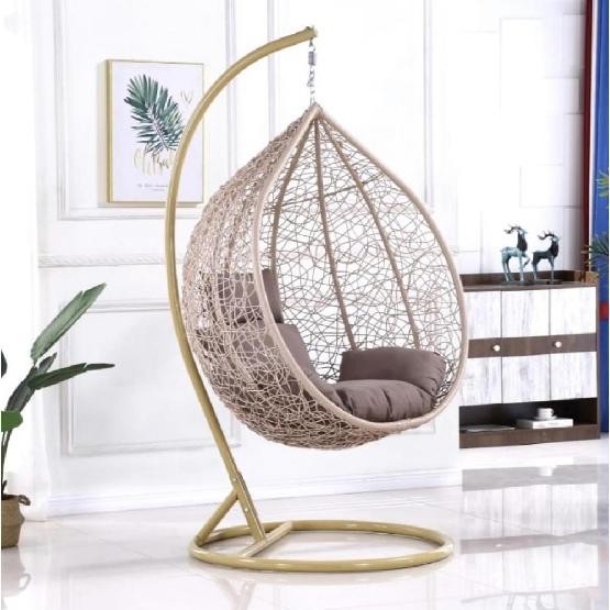 Кресло Подвесное из искусственного ротанга AFM-169A-XLB Beige купить в Новом Уренгое