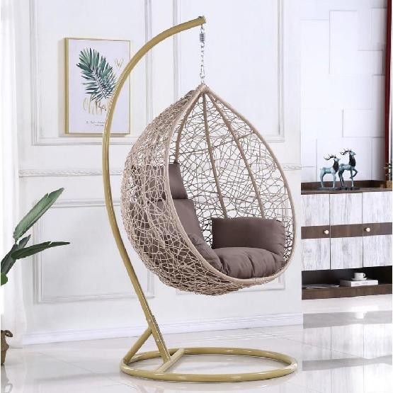 Кресло Подвесное из искусственного ротанга AFM-169A-LB Beige купить в Новом Уренгое