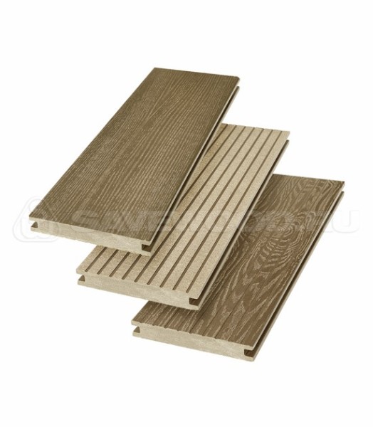Террасная доска SW Fraxinus (R) полнотелая «SaveWood» Тик купить в Новом Уренгое