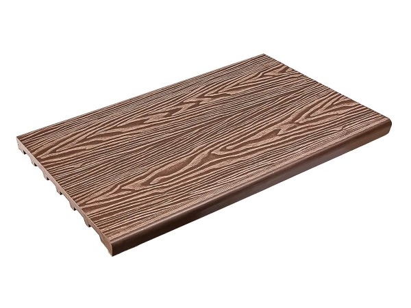 Ступень полнотелая из ДПК Deckart Step 3D Махагон купить в Новом Уренгое