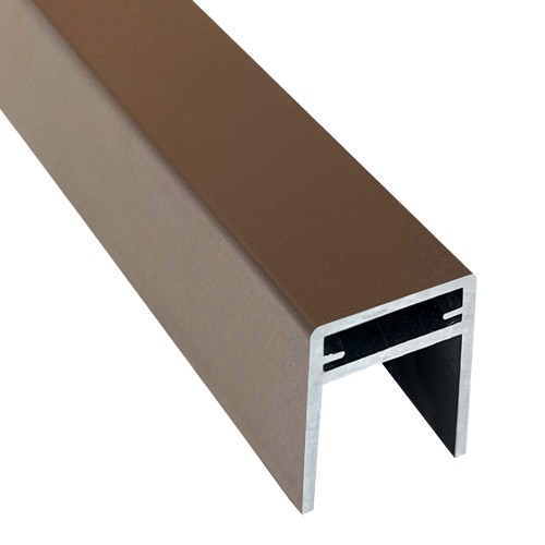 П-профиль Алюминиевый EasyDecking 35x25 Венге купить в Новом Уренгое
