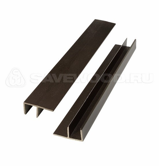 F-профиль ДПК Savewood – Тёмно-коричневый купить в Новом Уренгое