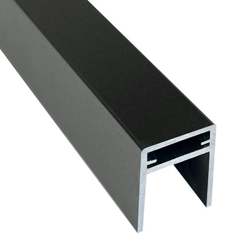 П-профиль Алюминиевый EasyDecking 35x25 Черное дерево купить в Новом Уренгое
