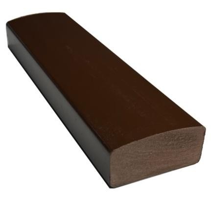 Лавочный брус Ecodecking Некст полнотелый глянцевый 70х35 шоколад купить в Новом Уренгое