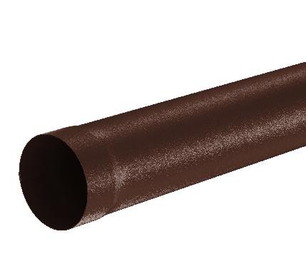 Водосток Aquasistem, Система 150/100 - Труба водосточная 1.00м RAL 8017 Коричневый matt купить в Новом Уренгое