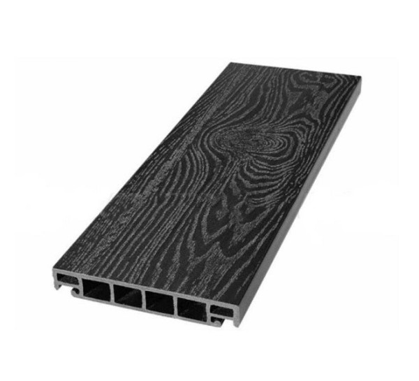 Террасная доска из ДПК SW Salix (T) 2D чёрный купить в Новом Уренгое