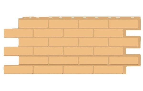 Фасадная панель T-Siding Кирпич Модерн Эко Крем купить в Новом Уренгое